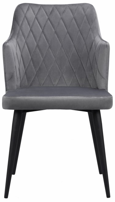 Стул на металлокаркасе Velen dark gray