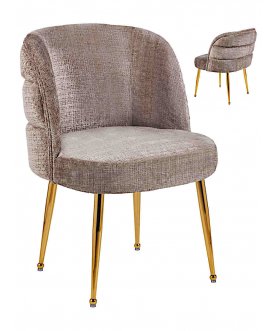 Стул на металлокаркасе Vienna коричневый