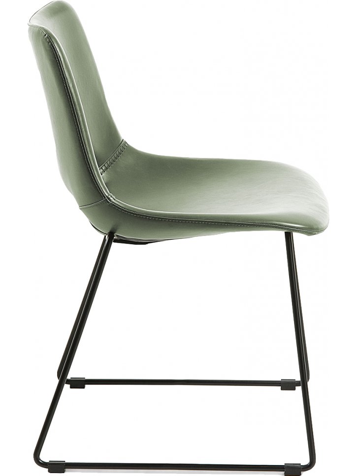 Стул на металлокаркасе Ziggy зеленый