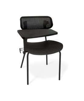 Металлический стул Sheffilton SHT-S85М-RD черный/черный муар