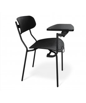 Металлический стул Sheffilton SHT-S85М-RD черный/черный муар