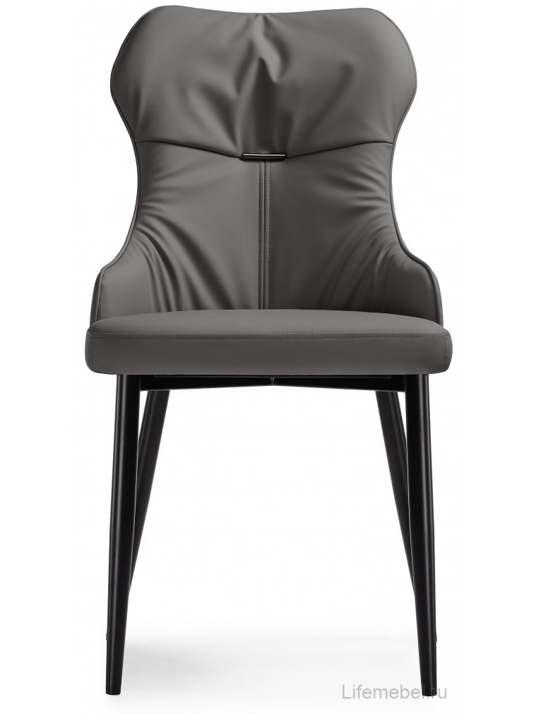 Стул на металлокаркасе Neli gray / black
