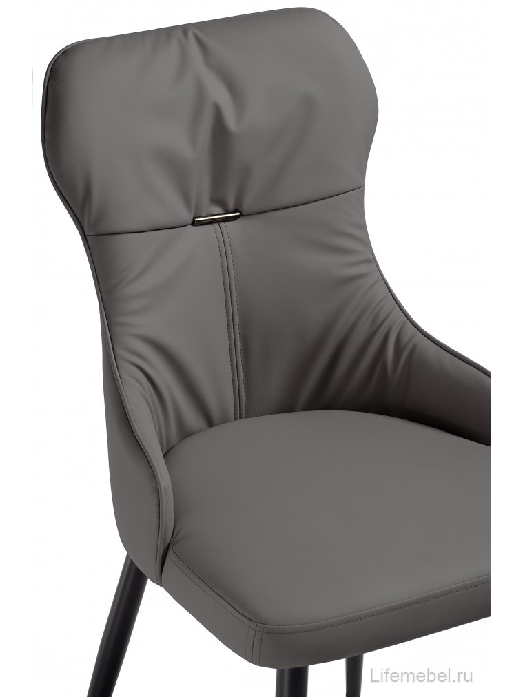 Стул на металлокаркасе Neli gray / black