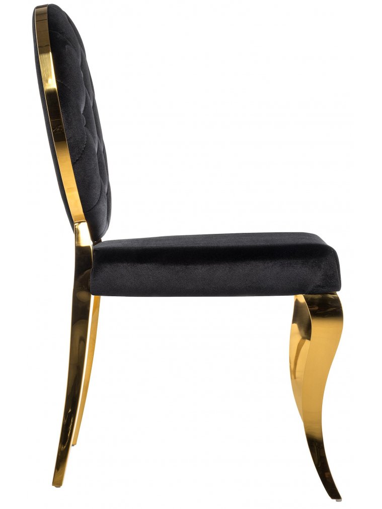 Стул Odda черный / золотой