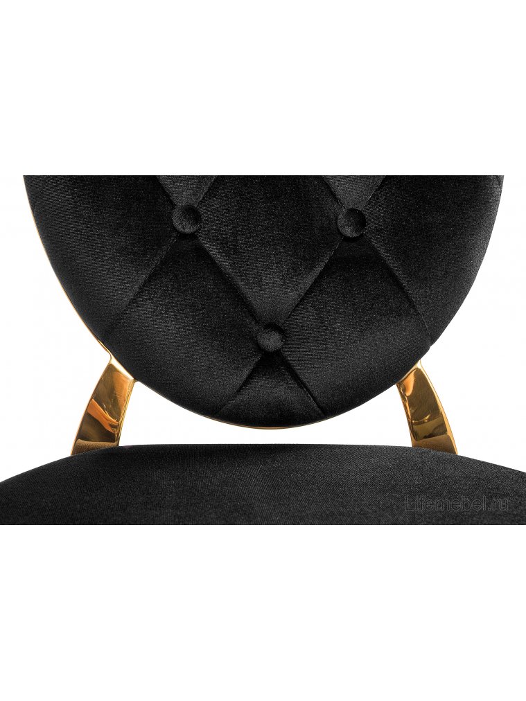 Стул Odda черный / золотой