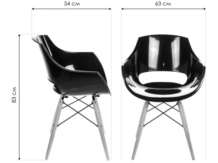 Стул PW-022 черный