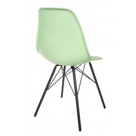 Стул SHT-S37 черный муар / мятный RAL6019