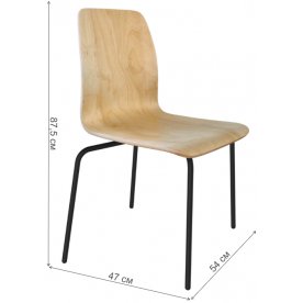 Стул на металлокаркасе SHT-ST10/S86