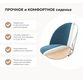 Стул на металлокаркасе SHT-ST35/S45-1