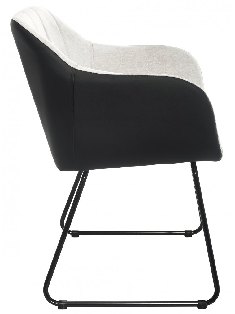 Стул Stef light grey / black