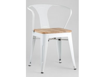 Стул на металлокаркасе Тиоли Арм Вуд