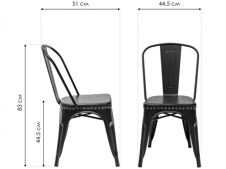 Стул Тиоли серебристый