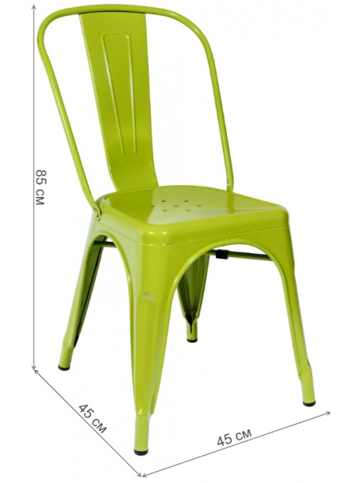 Стул Тиоли салатовый глянцевый