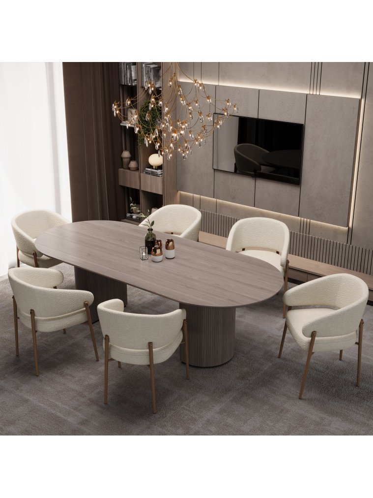 Стул Tranquil Zenith бежевый / золотой