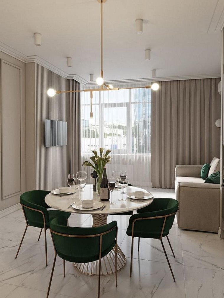 Стул Whispered Fusion зеленый