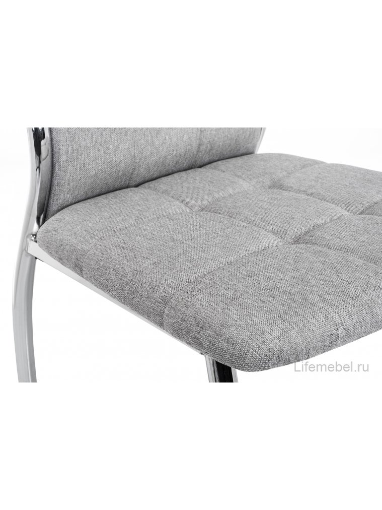 Стул на металлокаркасе Farini светло-серый / хром