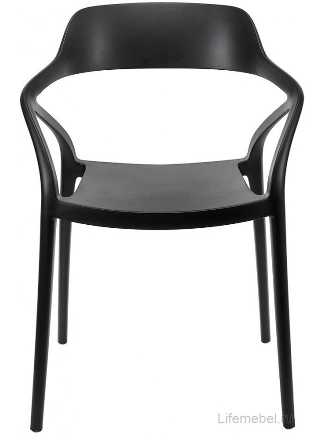 Пластиковый стул Capri чёрный