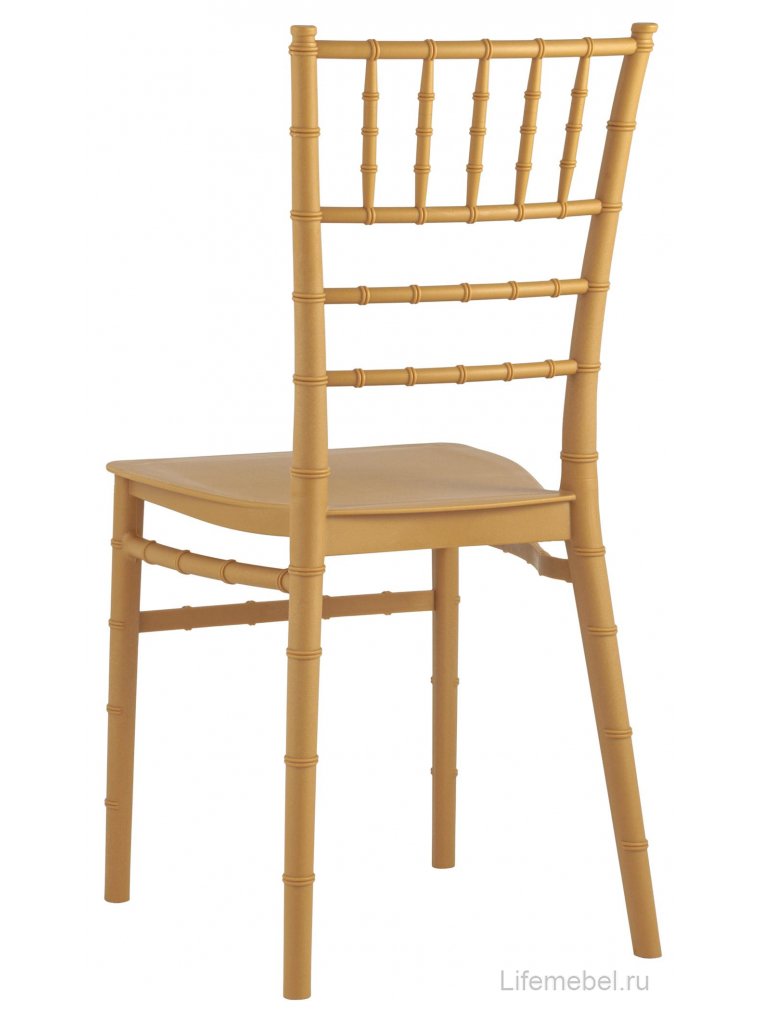 Пластиковый стул Батилд золотой