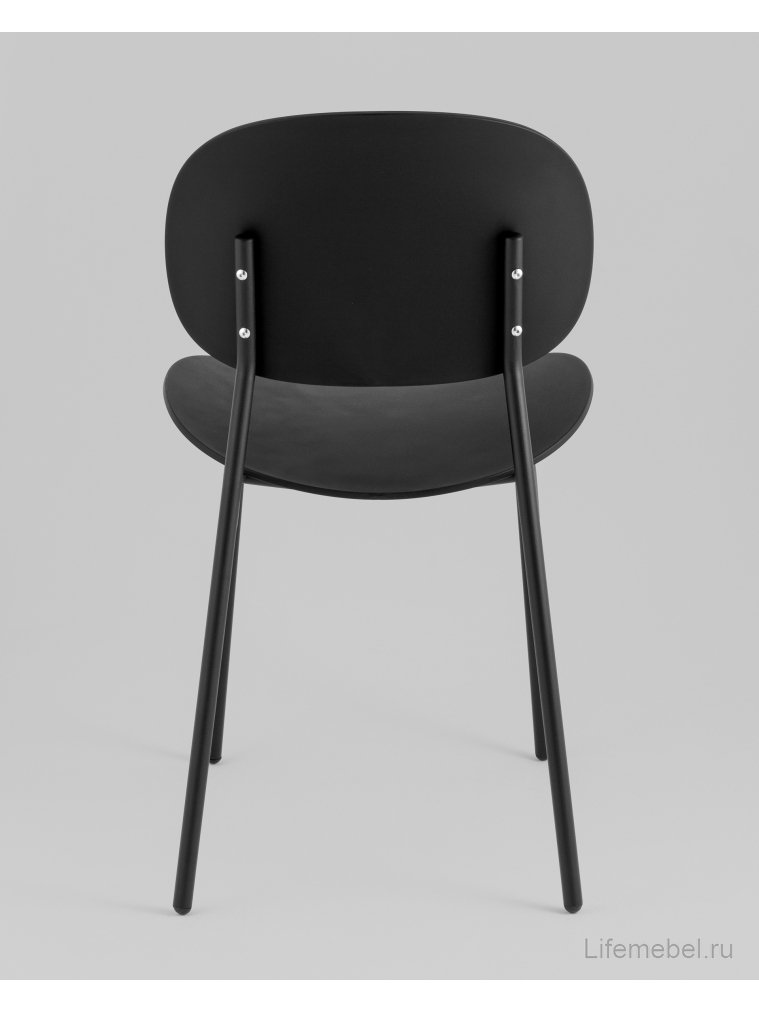 Пластиковый стул Эвия, пластик черный