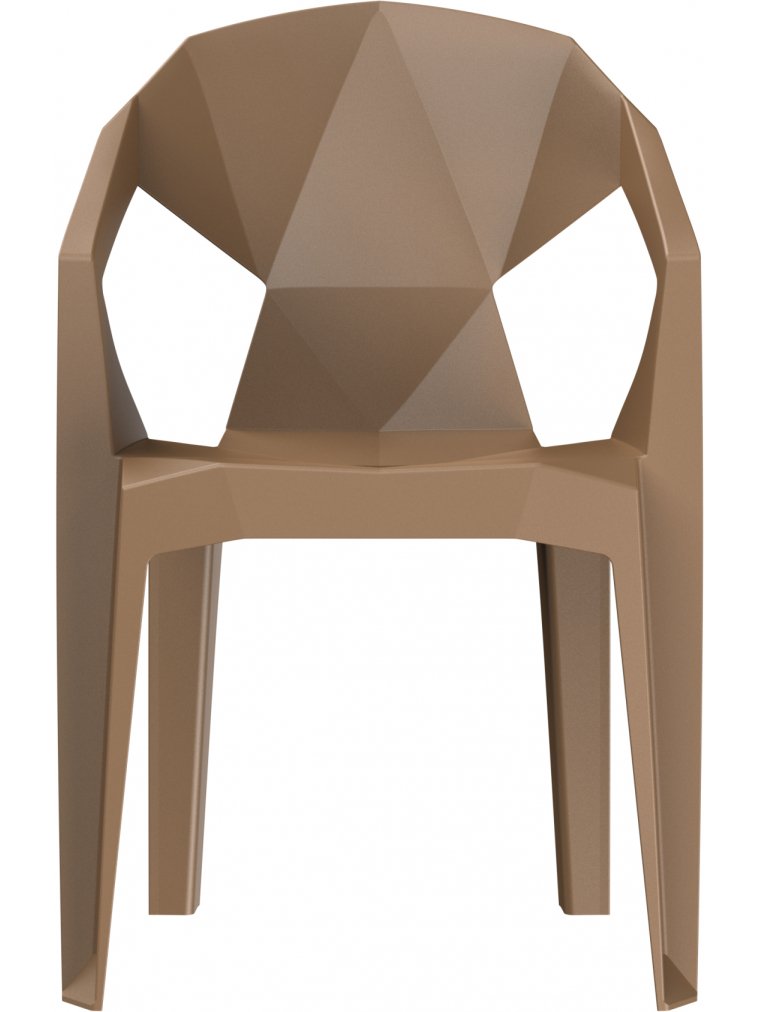 Пластиковый стул Гекса капучино