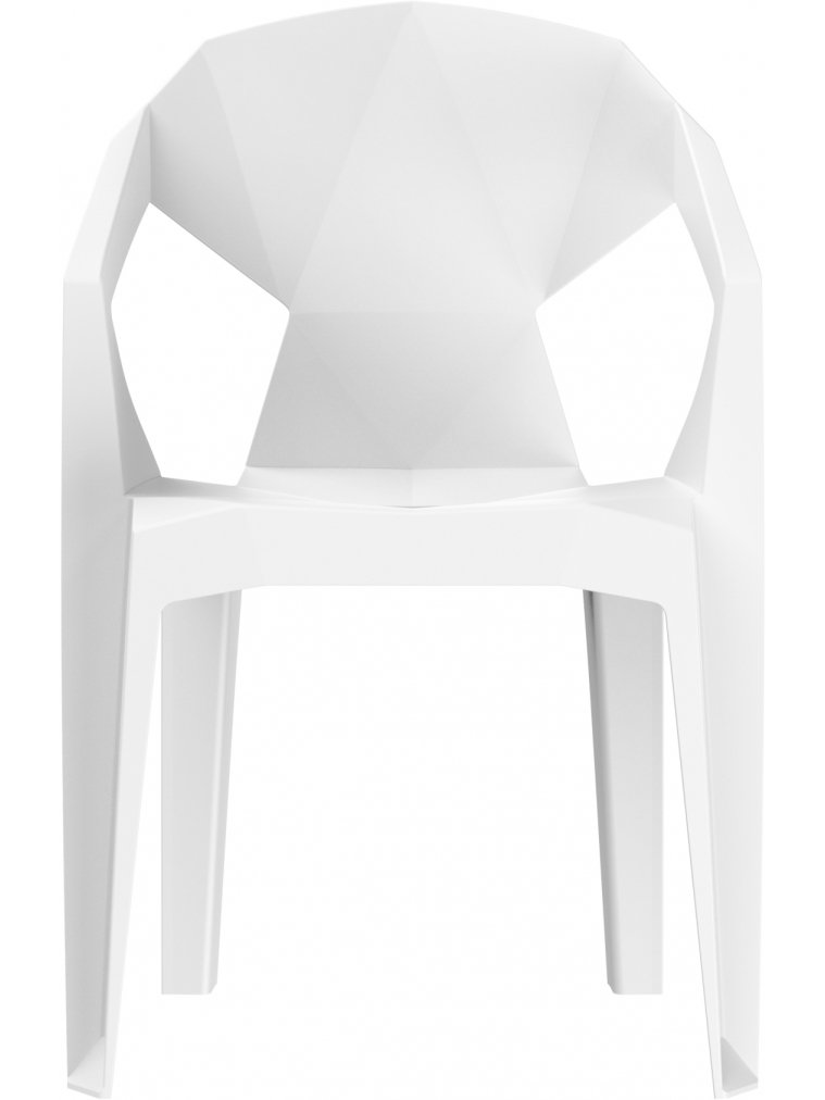 Пластиковый стул Гекса кремовый