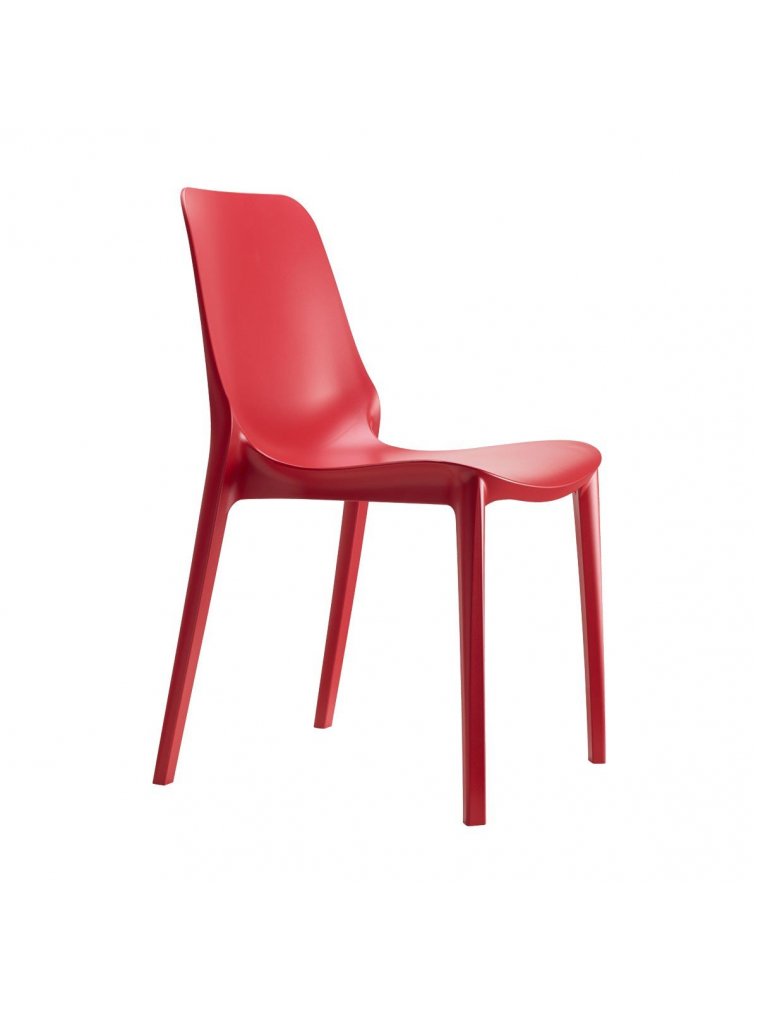 Пластиковый стул Ginevra красный