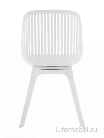 Пластиковый стул Grace белый / белые ноги