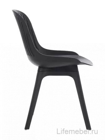 Пластиковый стул Grace черный / черные ноги