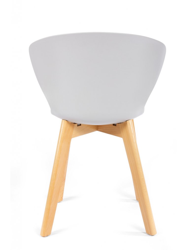 Пластиковый стул Gracia белый дерево