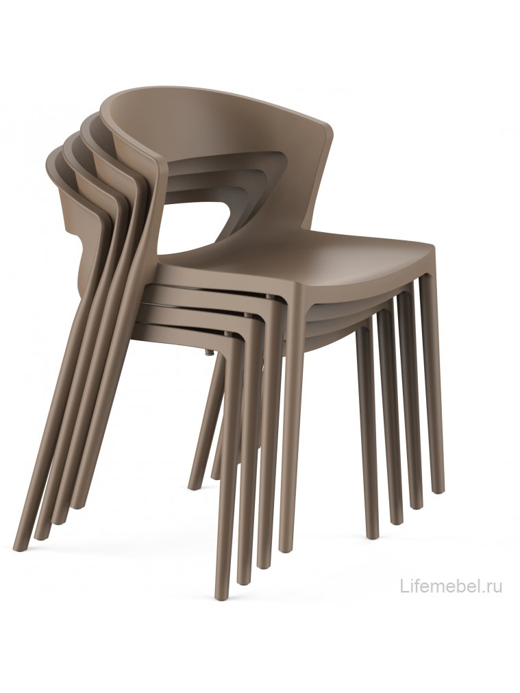 Пластиковый стул Градно капучино