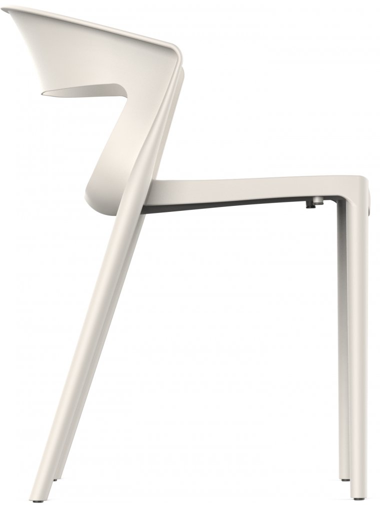 Пластиковый стул Градно светло-бежевый