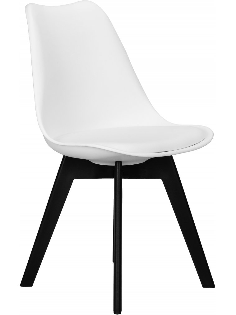 Пластиковый стул Harry белый / черный