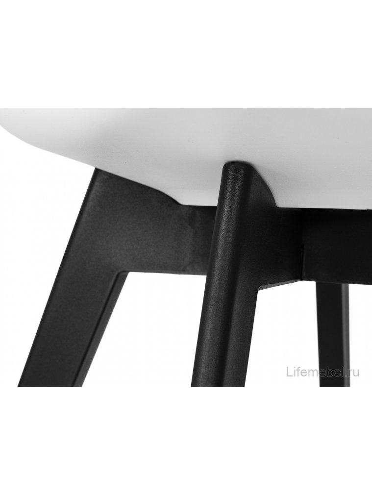 Пластиковый стул Harry белый / черный