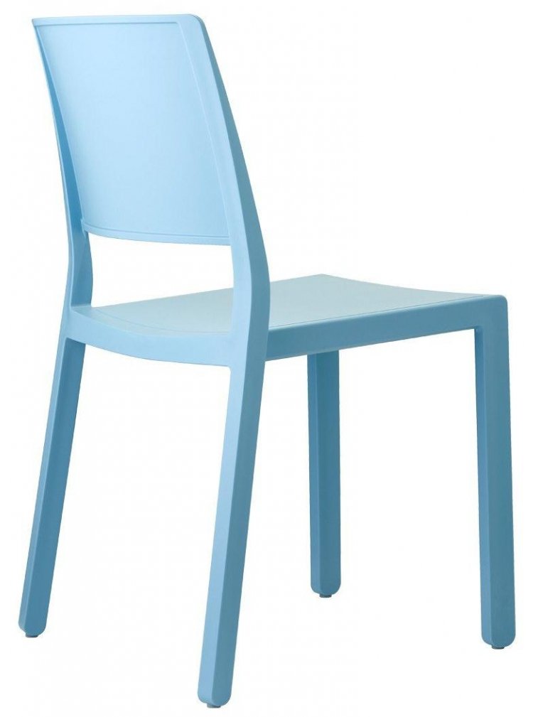 Пластиковый стул Kate голубой