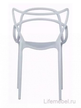Пластиковый стул Masters литой серый