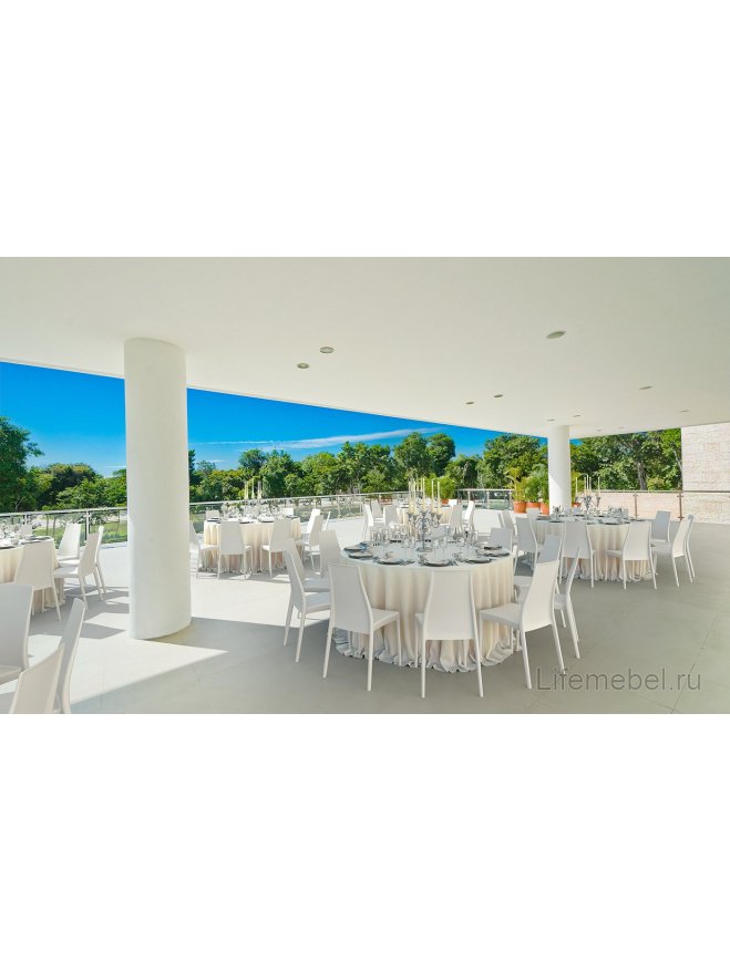 Пластиковый стул Miranda белый