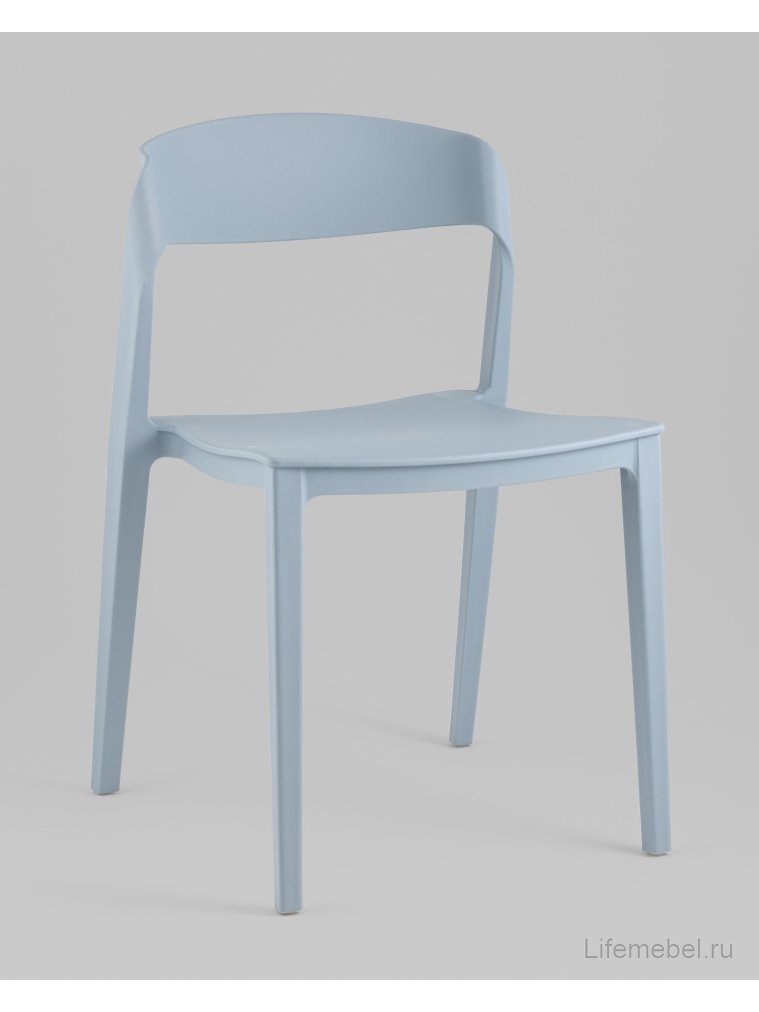 Пластиковый стул Майло, пластик голубой