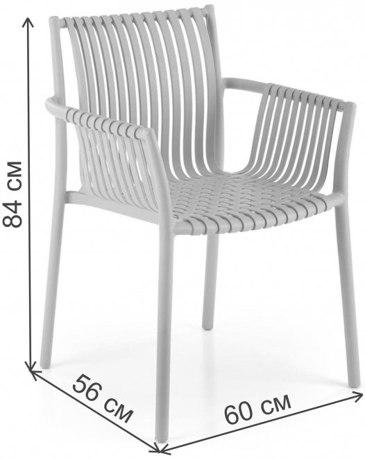 Пластиковый стул K492 черный