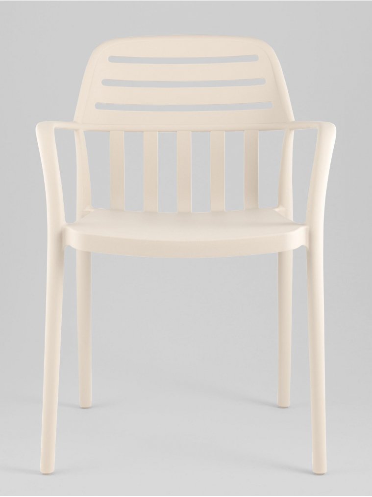 Пластиковый стул Сирена бежевый