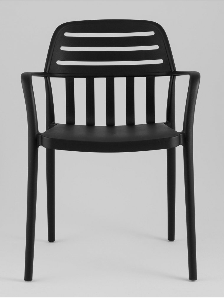 Пластиковый стул Сирена черный