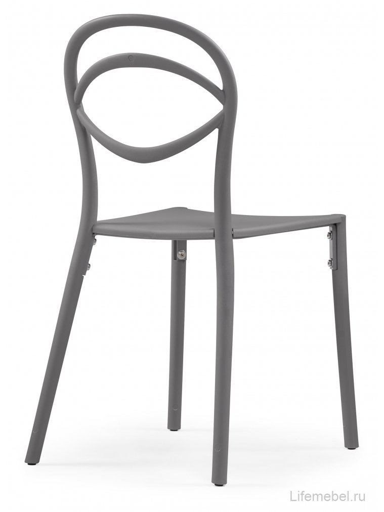 Пластиковый стул Simple gray