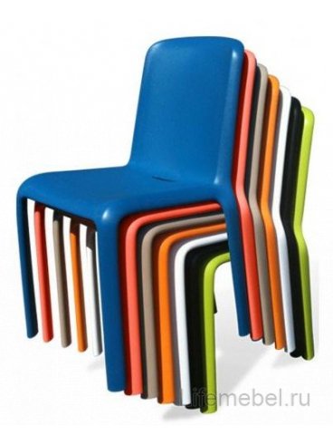 Пластиковый стул Snow зеленый