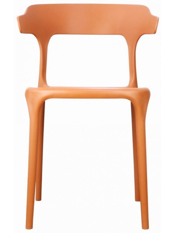 Пластиковый стул Nova терракотовый