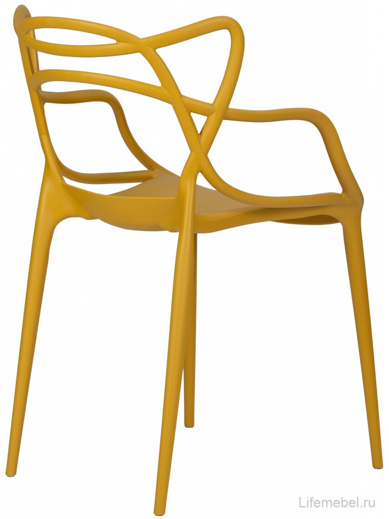Пластиковый стул Masters горчичный