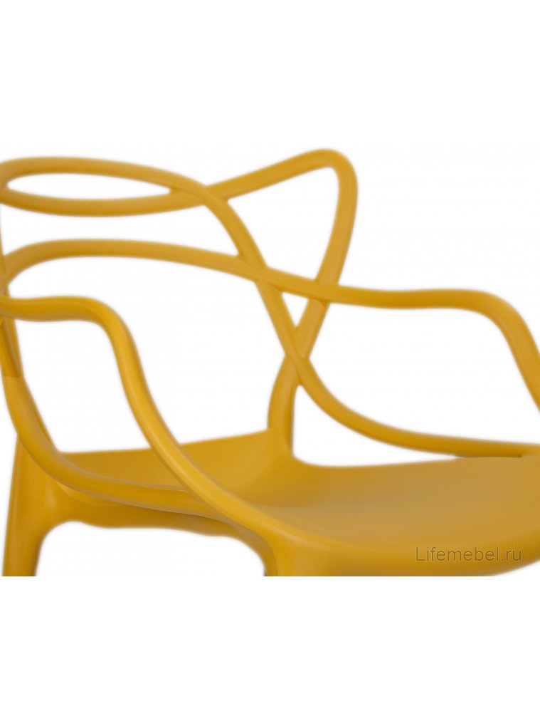 Пластиковый стул Masters горчичный
