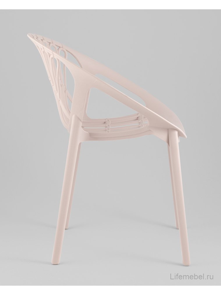 Пластиковый стул Takeo нежно-розовый