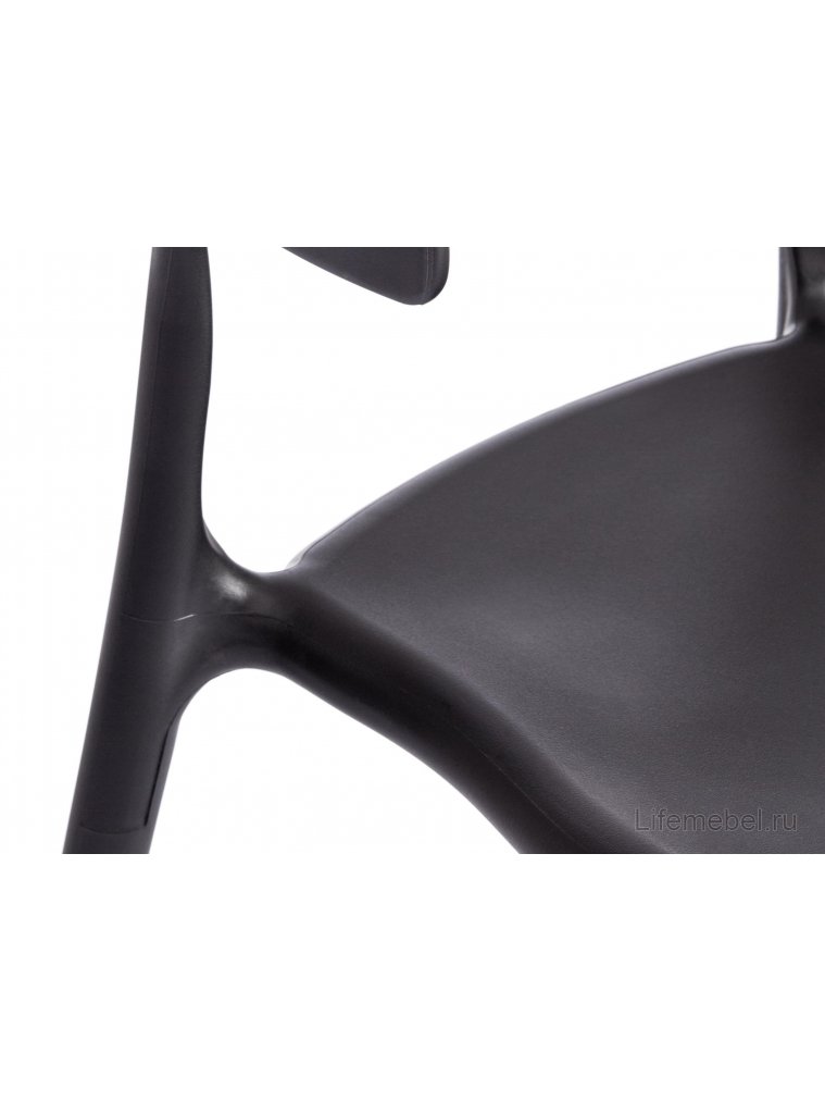 Пластиковый стул Ton (mod. PC33) черный (black 3010)