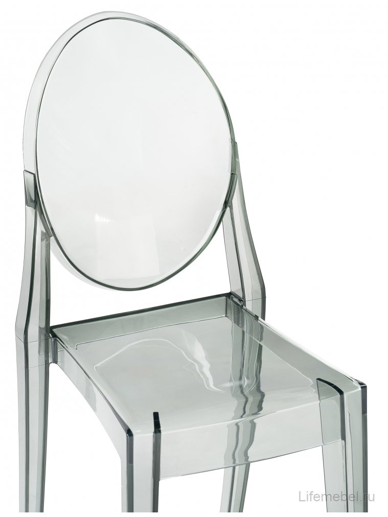 Пластиковый стул Victoria clear gray