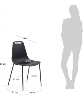 Стул на металлокаркасе Wassu