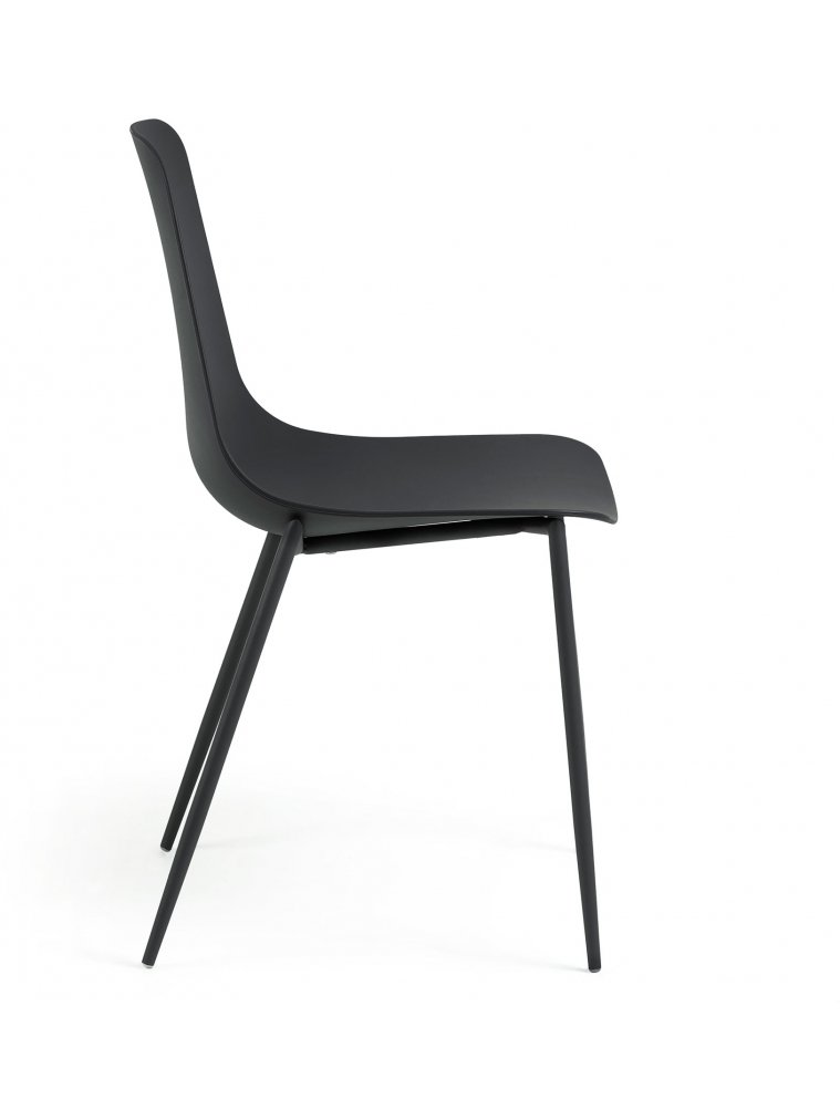 Стул на металлокаркасе Wassu черный